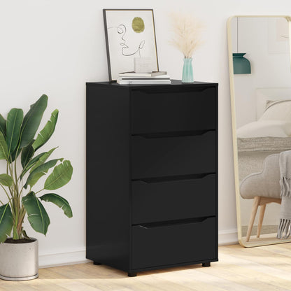 Armadi di Stoccaggio Nero 60 x 48 x 105 cm Legno multistrato