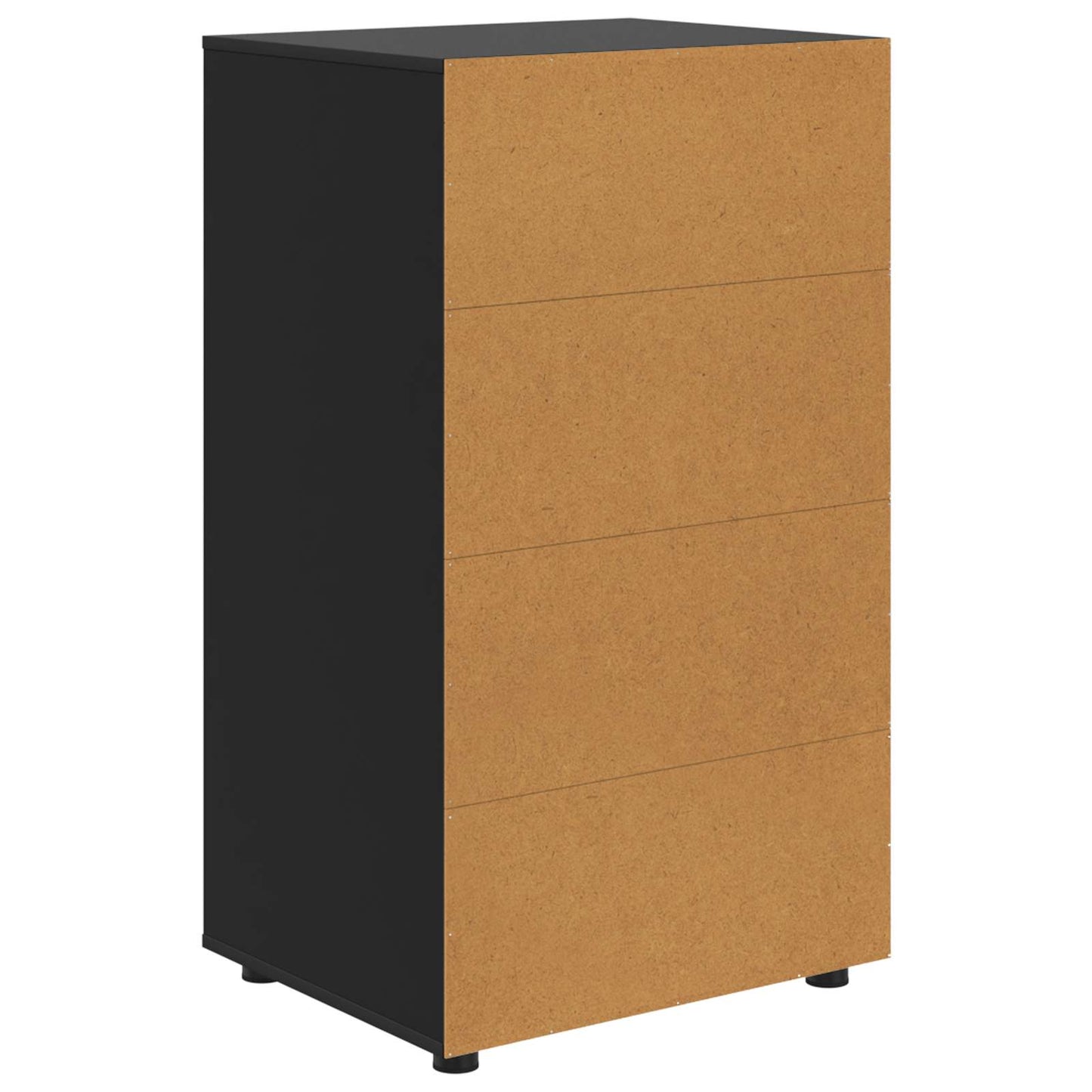 Armadi di Stoccaggio Nero 60 x 48 x 105 cm Legno multistrato