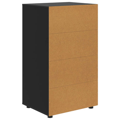 Armadi di Stoccaggio Nero 60 x 48 x 105 cm Legno multistrato