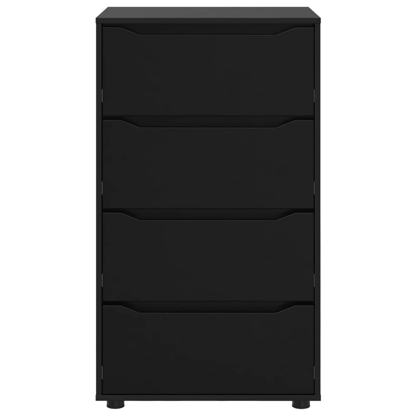 Armadi di Stoccaggio Nero 60 x 48 x 105 cm Legno multistrato