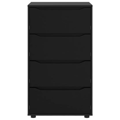 Armadi di Stoccaggio Nero 60 x 48 x 105 cm Legno multistrato