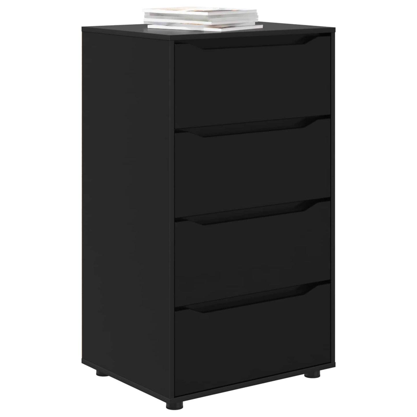 Armadi di Stoccaggio Nero 60 x 48 x 105 cm Legno multistrato