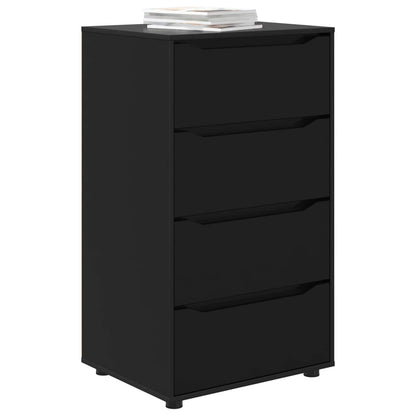 Armadi di Stoccaggio Nero 60 x 48 x 105 cm Legno multistrato