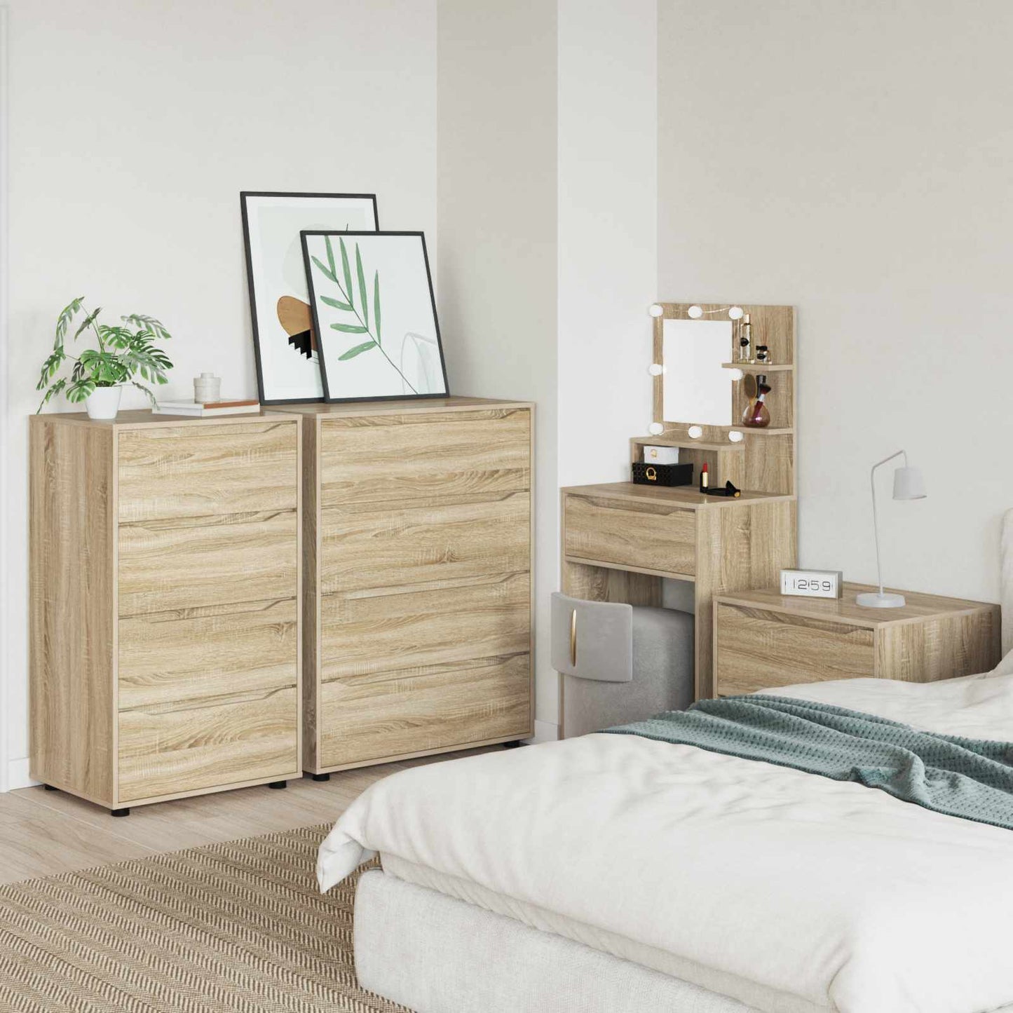Armadi di Stoccaggio Rovere Sonoma 60 x 48 x 105 cm