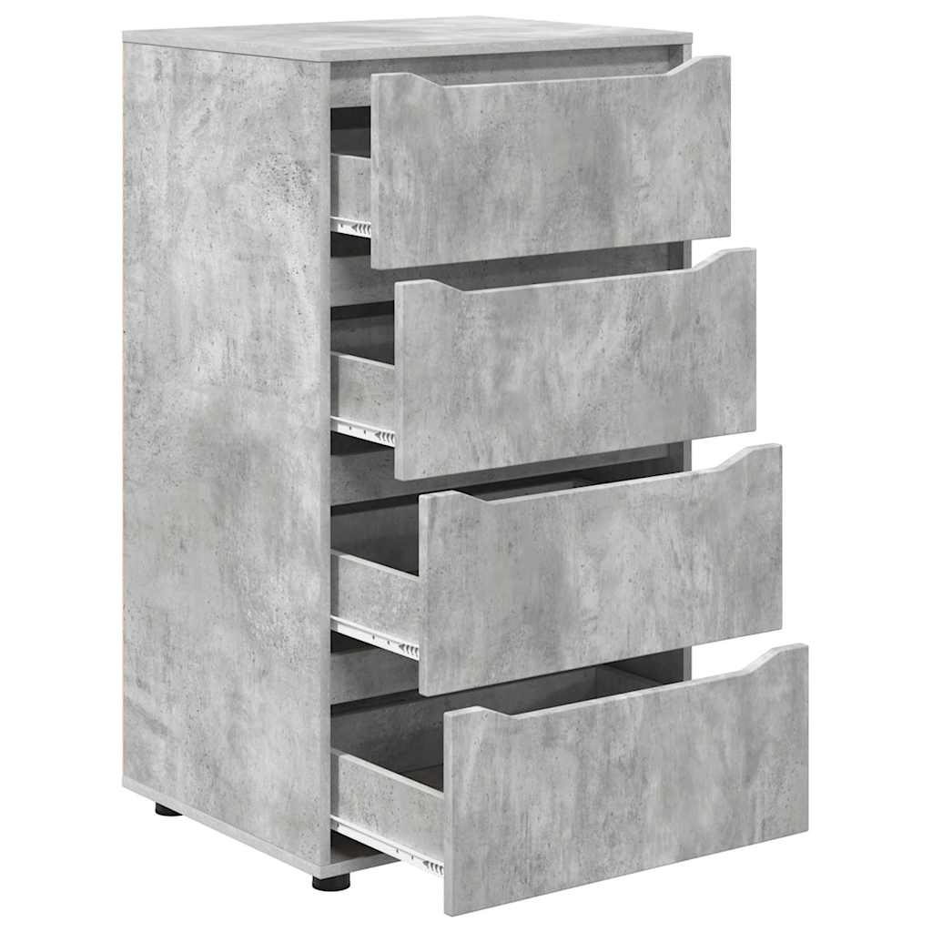 Armadi di Stoccaggio Grigio cemento 60 x 48 x 105 cm | homemem39