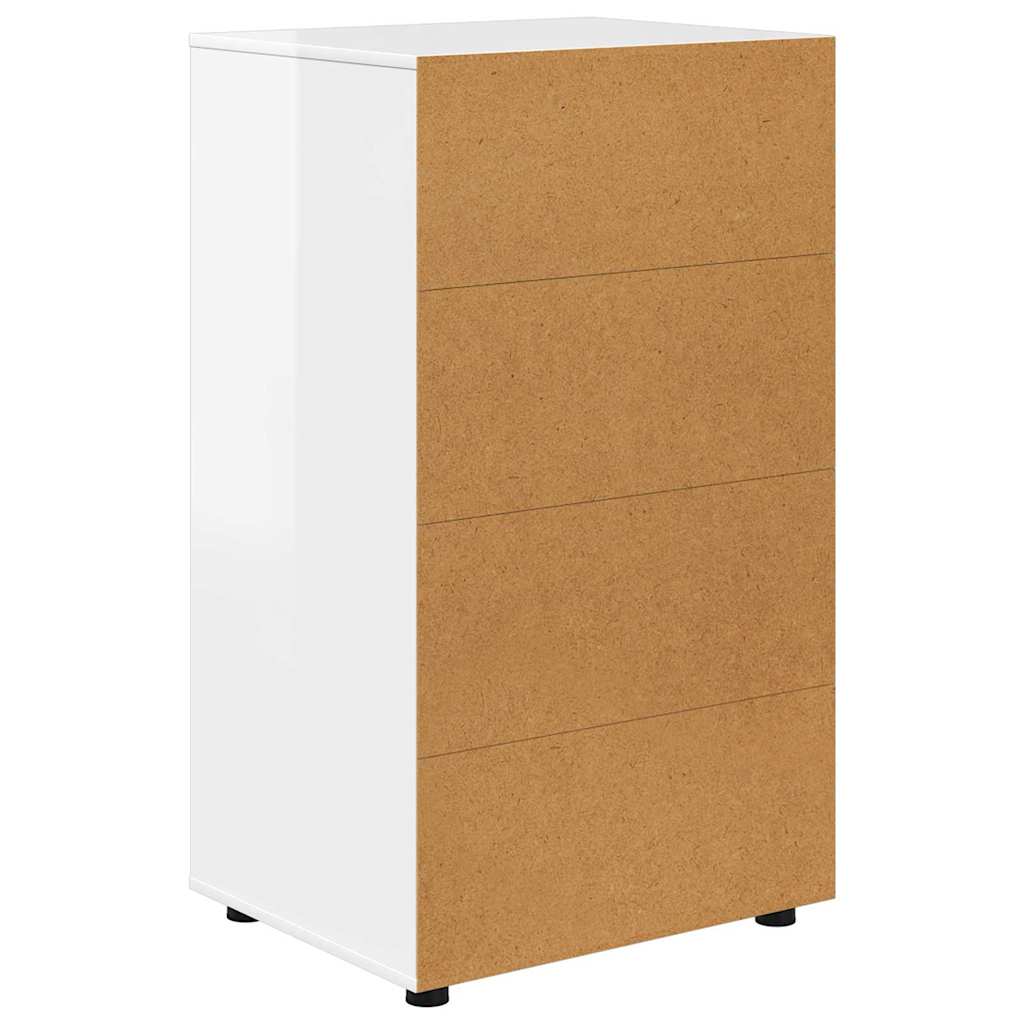 Armadi di Stoccaggio Bianco Lucido 60 x 48 x 105 cm | homemem39