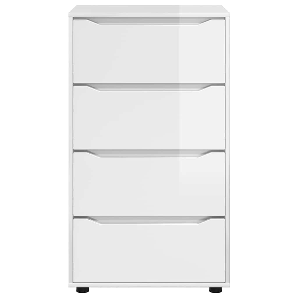 Armadi di Stoccaggio Bianco Lucido 60 x 48 x 105 cm | homemem39