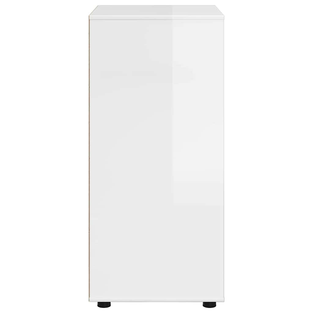 Armadi di Stoccaggio Bianco Lucido 60 x 48 x 105 cm | homemem39