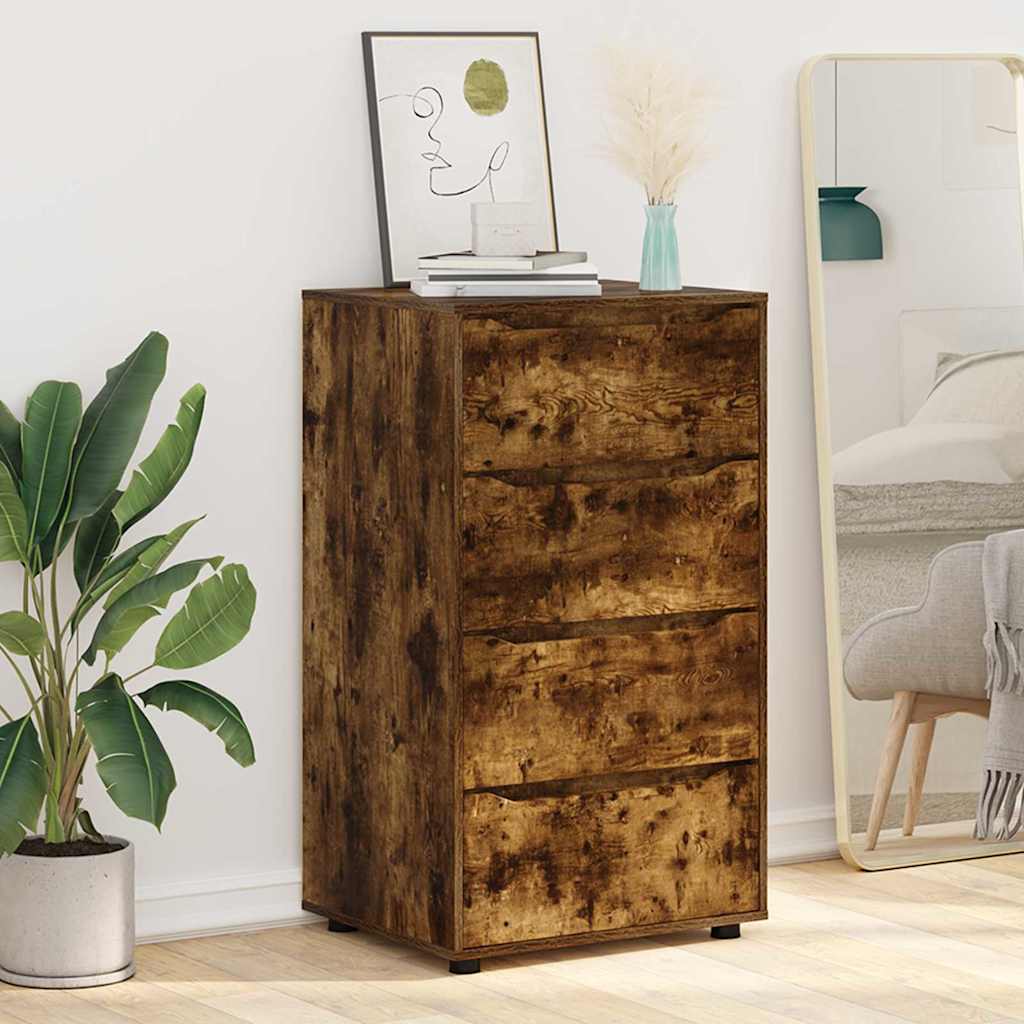 Armadi di Stoccaggio Rovere fumé 60 x 48 x 105 cm | homemem39