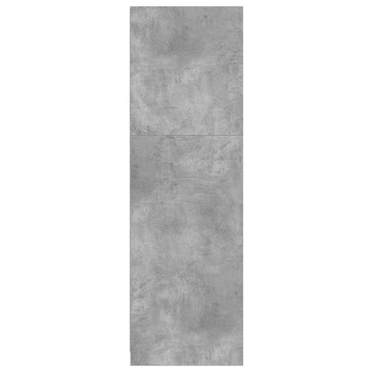 Guardaroba con cassetto Grigio Cemento 79,5 x 49 x 156 cm | homemem39