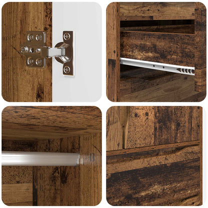 Guardaroba con cassetto Legno vecchio 79,5 x 49 x 156 cm | homemem39
