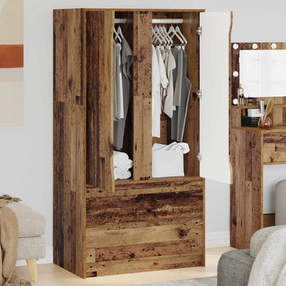 Guardaroba con cassetto Legno vecchio 79,5 x 49 x 156 cm | homemem39