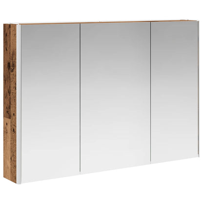 Set di Armadi da Bagno 4 pz Legno antico Legno ingegnerizzato | homemem39
