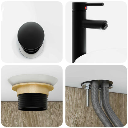 Set di Armadi da Bagno 5 pz Rovere Sonoma Legno ingegnerizzato | homemem39