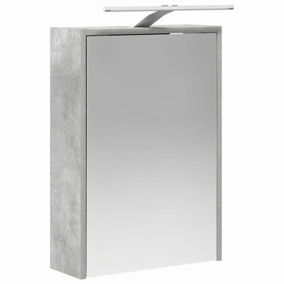 Set di Armadi da Bagno 5 pz Grigio Cemento Legno ingegnerizzato | homemem39