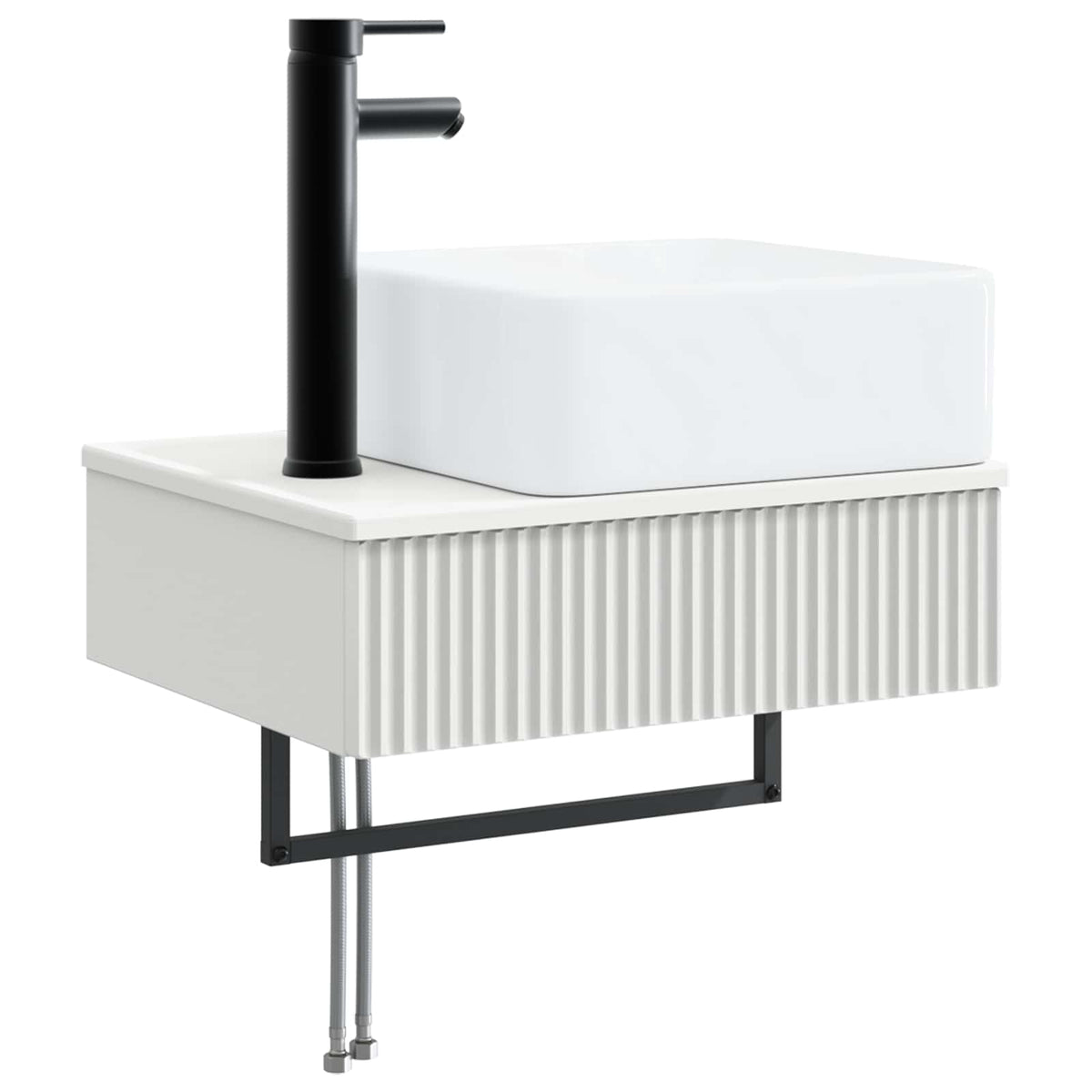 Set di Armadi da Bagno 4 pz Bianco Legno ingegnerizzato | homemem39
