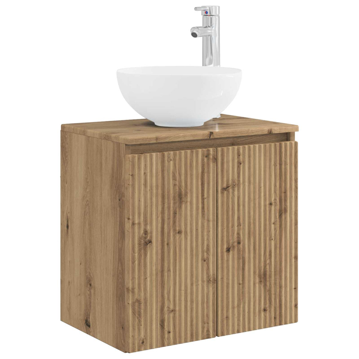 Set di Armadi da Bagno 5 pz Rovere Artigianale | homemem39