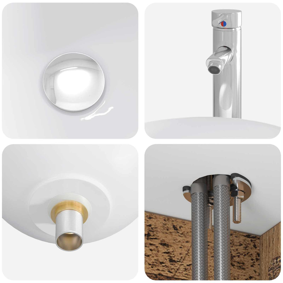 Set di Armadi da Bagno 5 pz Legno antico Legno ingegnerizzato | homemem39