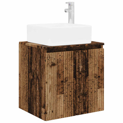 Set di Armadi da Bagno 4 pz Legno antico Legno ingegnerizzato | homemem39
