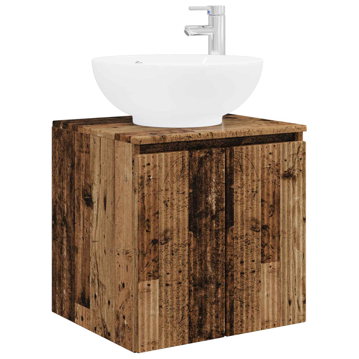 Set di Armadi da Bagno 4 pz Legno antico Legno ingegnerizzato | homemem39