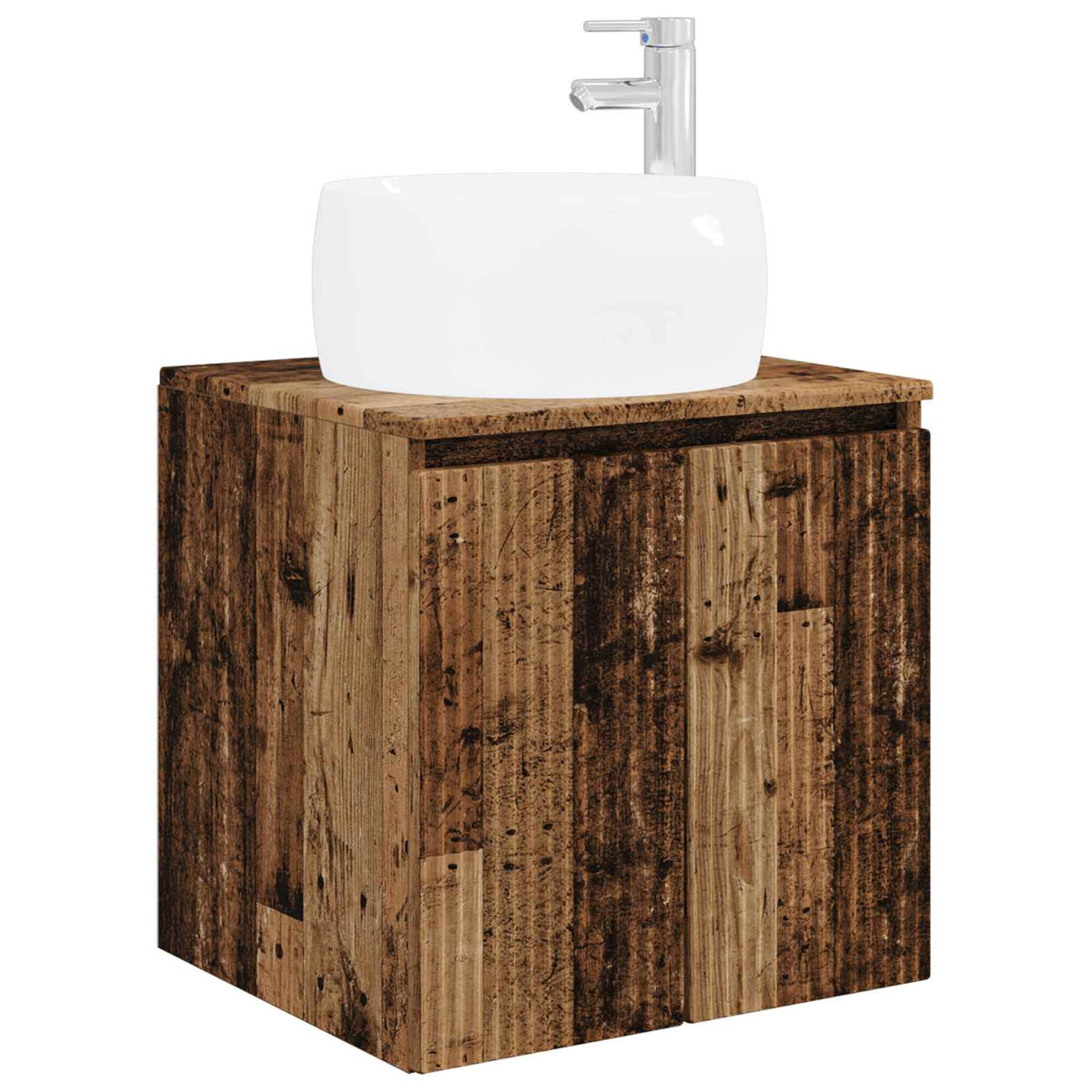 Set di Armadi da Bagno 4 pz Legno antico Legno ingegnerizzato | homemem39