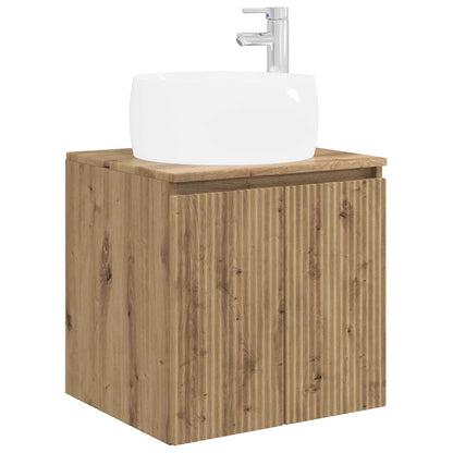 Set di Armadi da Bagno 4 pz Rovere Artigianale | homemem39