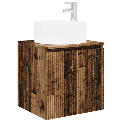 Set di Armadi da Bagno 4 pz Legno antico Legno ingegnerizzato | homemem39