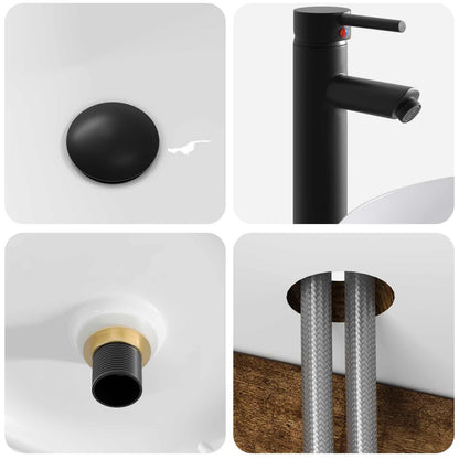 Set di Armadi da Bagno 5 pz Rovere Fumo Legno ingegnerizzato | homemem39