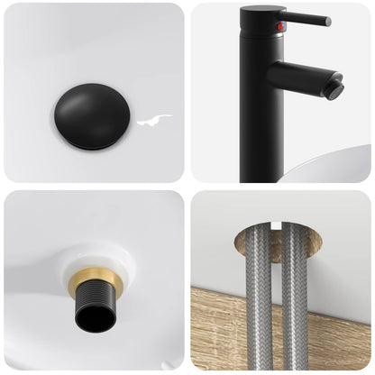 Set di Armadi da Bagno 5 pz Rovere Sonoma Legno ingegnerizzato | homemem39