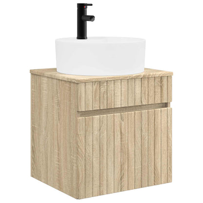 Set di Armadi da Bagno 5 pz Rovere Sonoma Legno ingegnerizzato