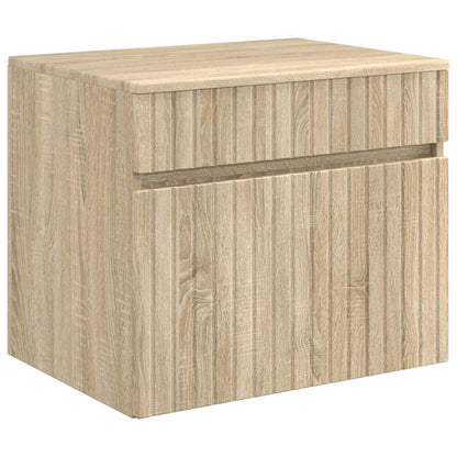 Set di Armadi da Bagno 5 pz Rovere Sonoma Legno ingegnerizzato