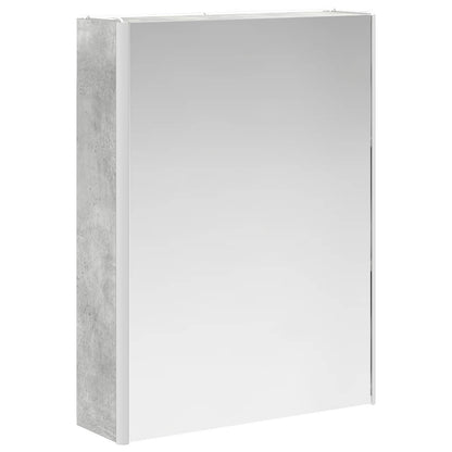Set di Armadi da Bagno 5 pz Grigio Cemento Legno ingegnerizzato | homemem39
