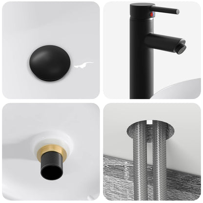 Set di Armadi da Bagno 5 pz Sonoma grigio Legno ingegnerizzato | homemem39