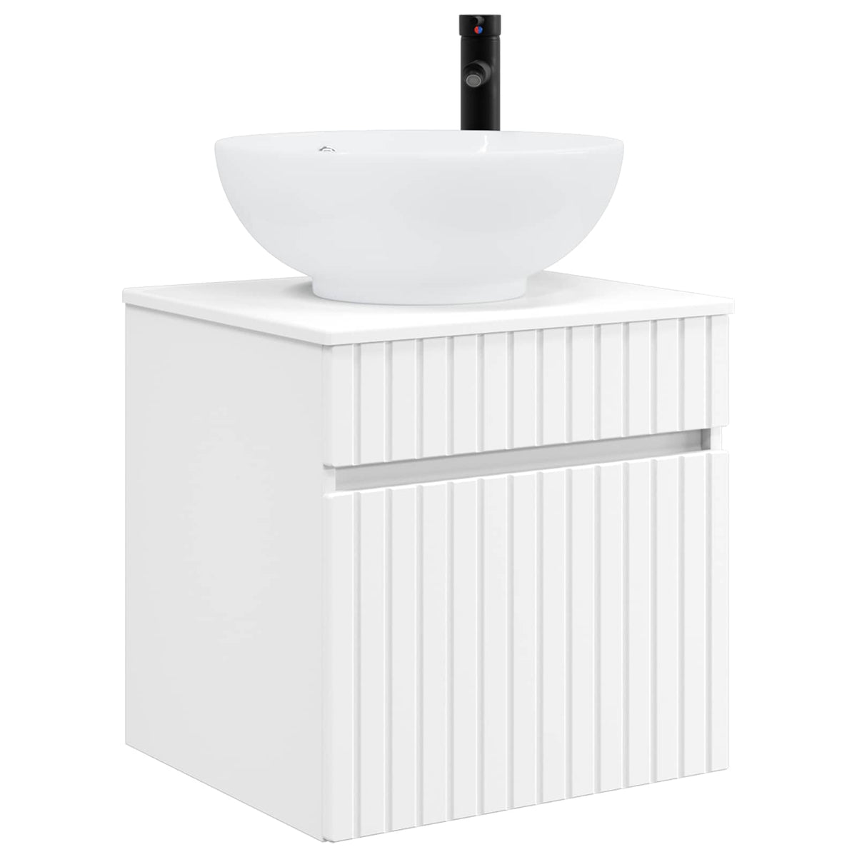 Set di Armadi da Bagno 4 pz Bianco Legno ingegnerizzato | homemem39