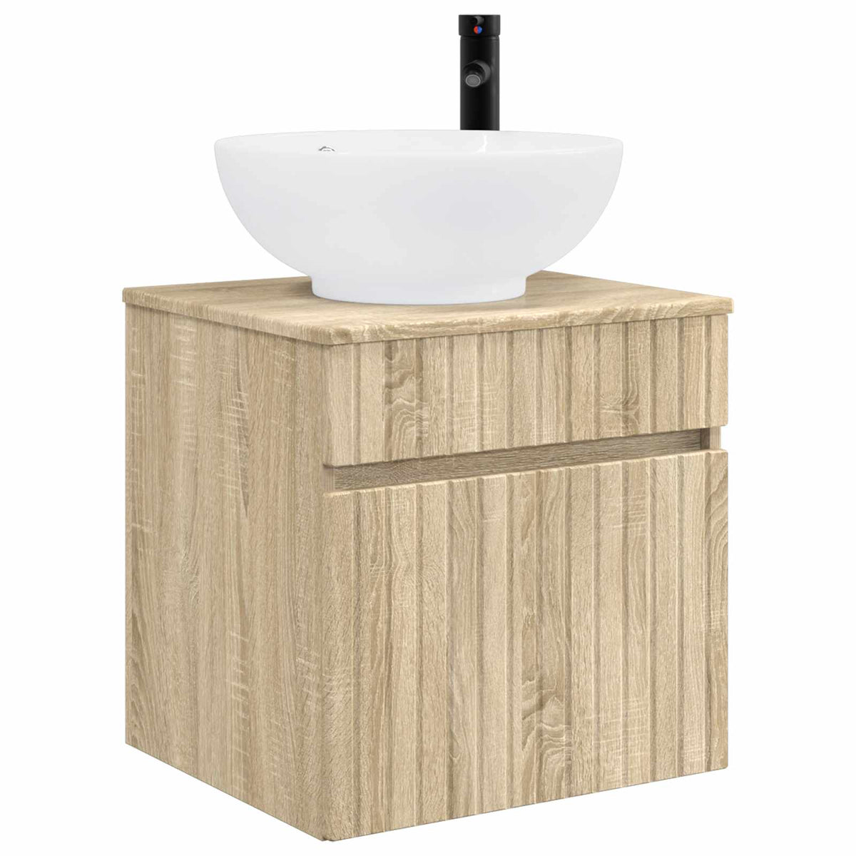 Set di Armadi da Bagno 4 pz Rovere Sonoma Legno ingegnerizzato | homemem39