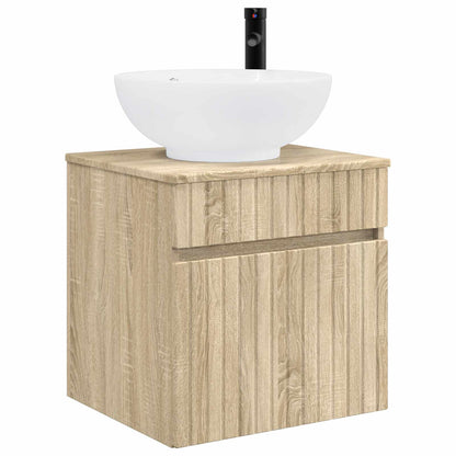 Set di Armadi da Bagno 4 pz Rovere Sonoma Legno ingegnerizzato | homemem39
