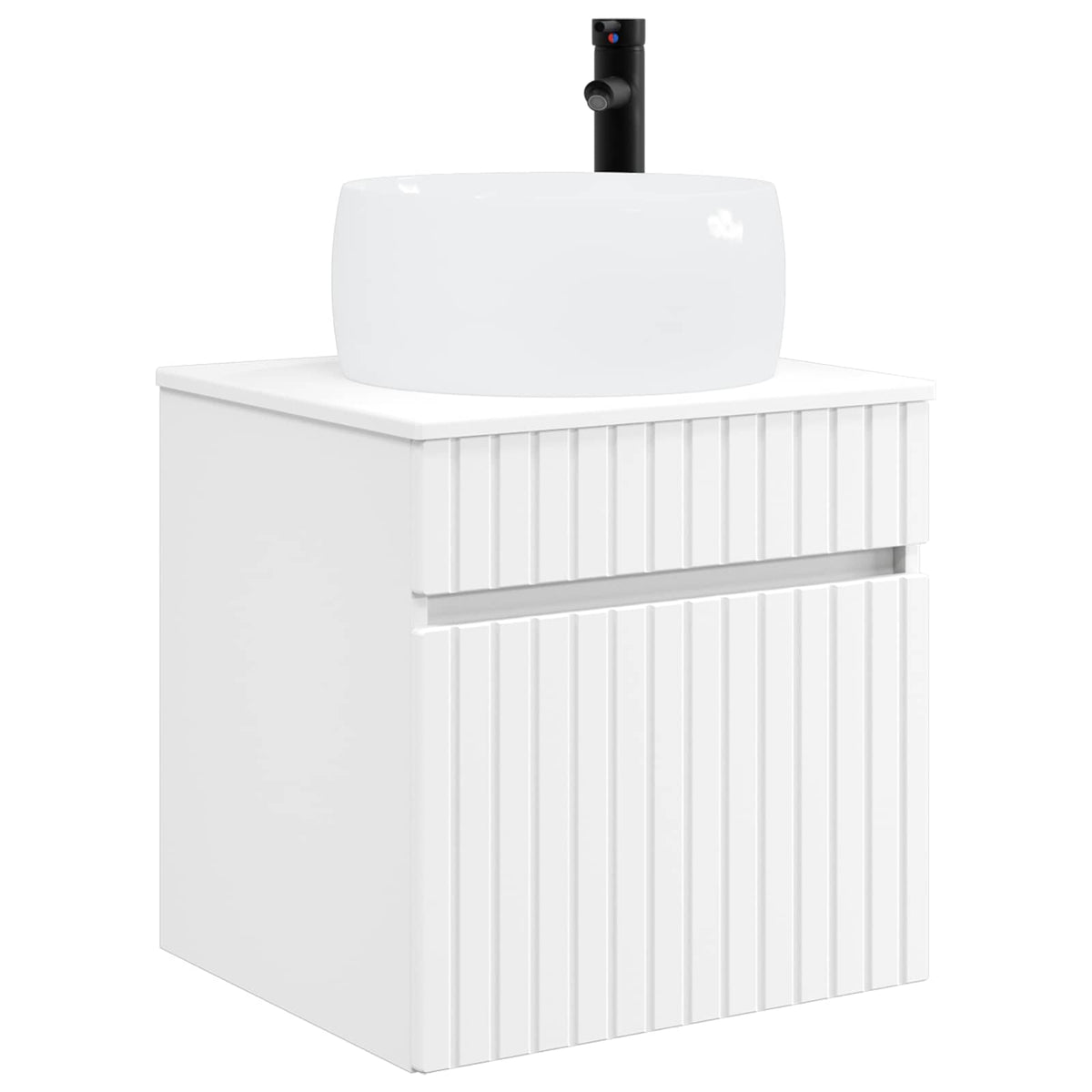 Set di Armadi da Bagno 5 pz Bianco Legno ingegnerizzato | homemem39