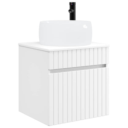 Set di Armadi da Bagno 5 pz Bianco Legno ingegnerizzato | homemem39