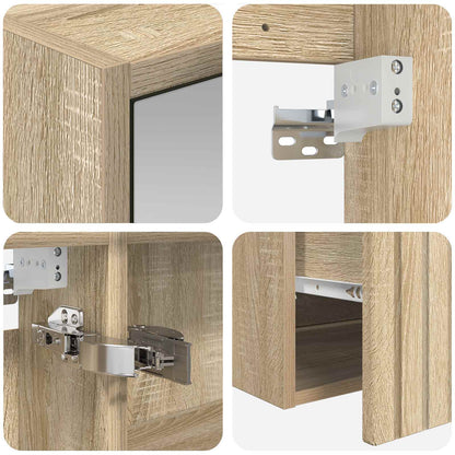 Set di Armadi da Bagno 5 pz Rovere Sonoma Legno ingegnerizzato | homemem39