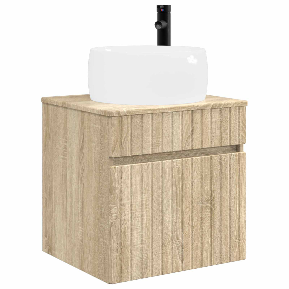 Set di Armadi da Bagno 5 pz Rovere Sonoma Legno ingegnerizzato | homemem39