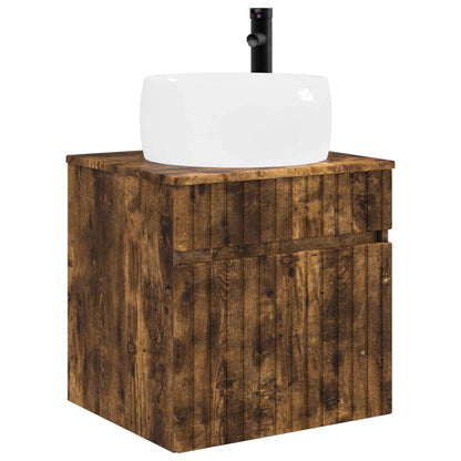 Set di Armadi da Bagno 5 pz Rovere Fumo Legno ingegnerizzato - homemem39