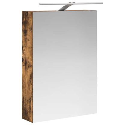 Set di Armadi da Bagno 5 pz Rovere Fumo Legno ingegnerizzato - homemem39
