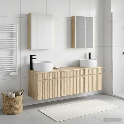 Set di Armadi da Bagno 5 pz Rovere Sonoma Legno ingegnerizzato | homemem39