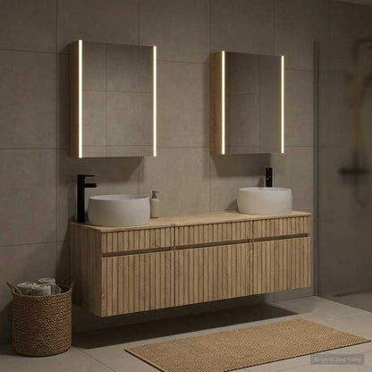 Set di Armadi da Bagno 5 pz Rovere Sonoma Legno ingegnerizzato | homemem39