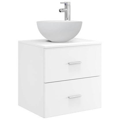 Set di Armadi da Bagno 5 pz Bianco Legno ingegnerizzato | homemem39