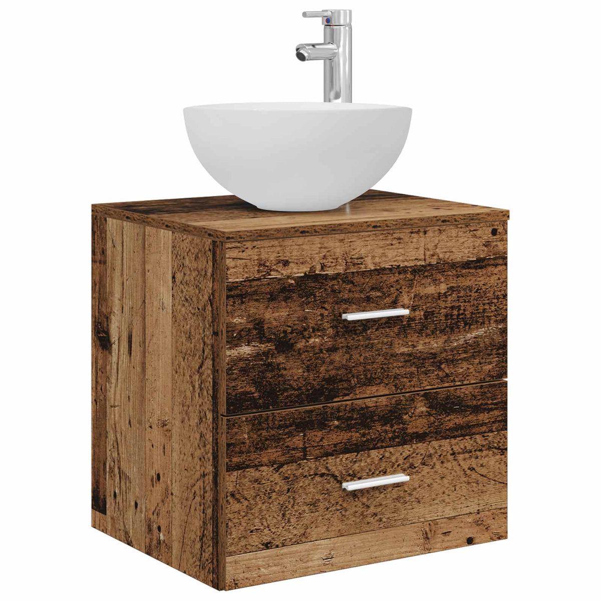 Set di Armadi da Bagno 5 pz Legno antico Legno ingegnerizzato | homemem39