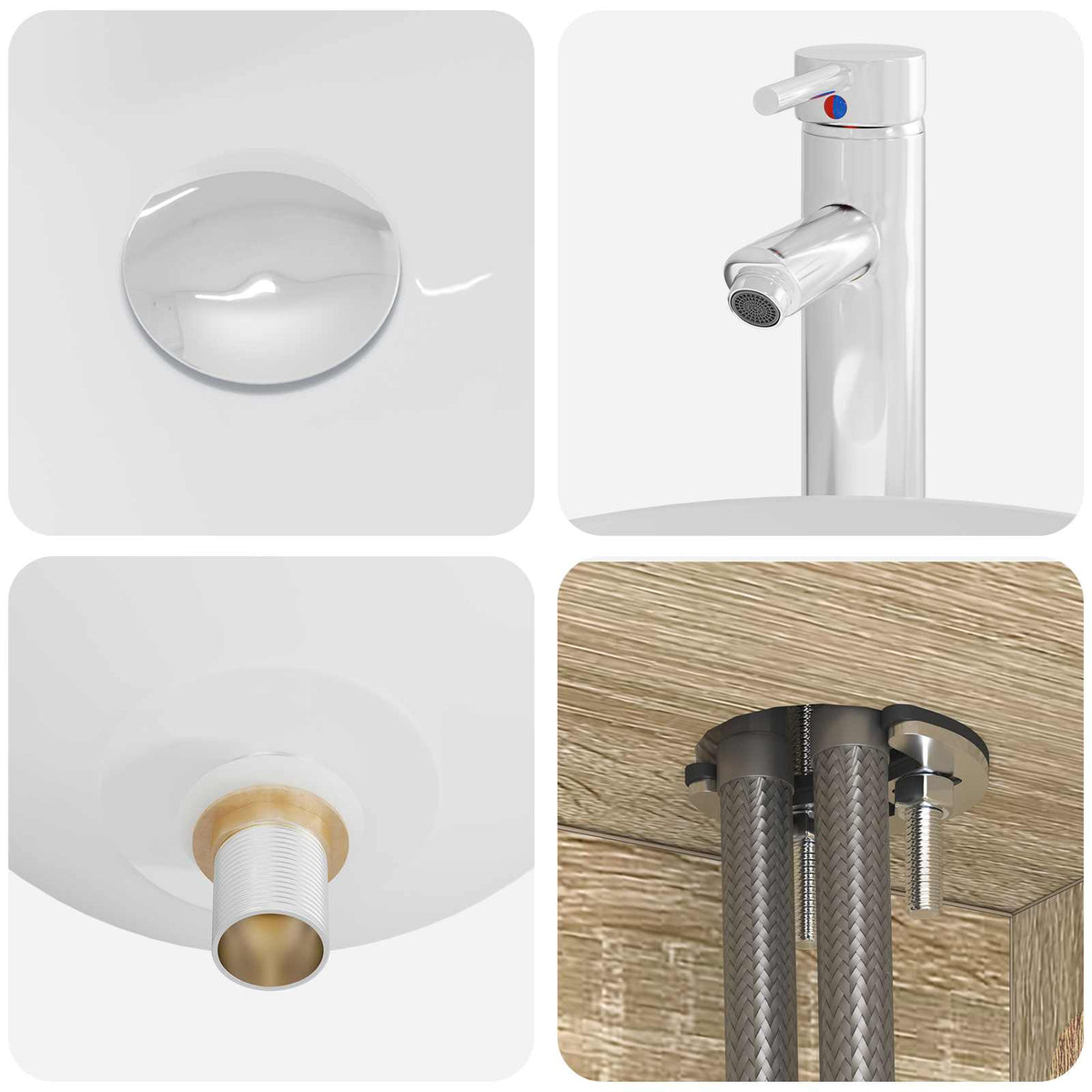 Set di Armadi da Bagno 5 pz Rovere Sonoma Legno ingegnerizzato | homemem39