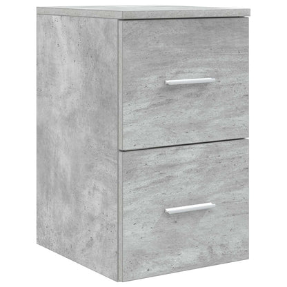 Set di mobili per il bagno 4 pz Grigio Cemento | homemem39