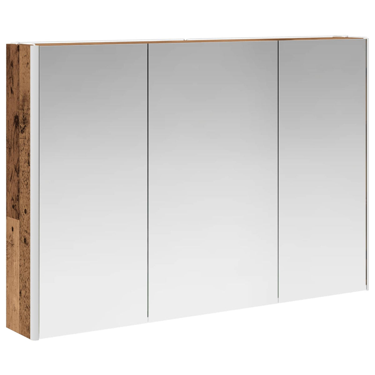 Set di mobili per il bagno 4 pz Legno antico | homemem39