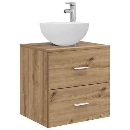 Set di mobili per il bagno 4 pz Rovere Artigianale | homemem39